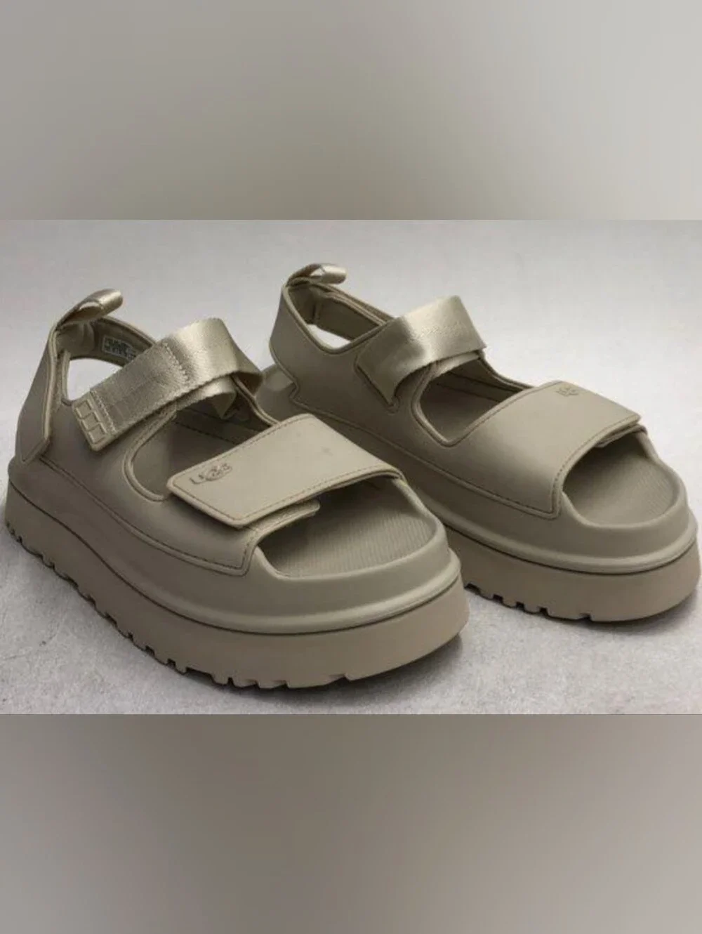 UGG® Goldenglow Sea Salt Sandals Size 10 New MSRP $99.99